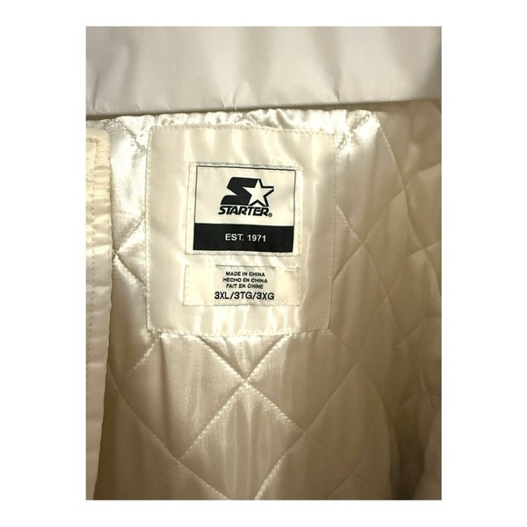 Rare University of Michigan Ty Mopkins Mr Alans Authentic Starter Jacket 3XL - Picture 2 of 6